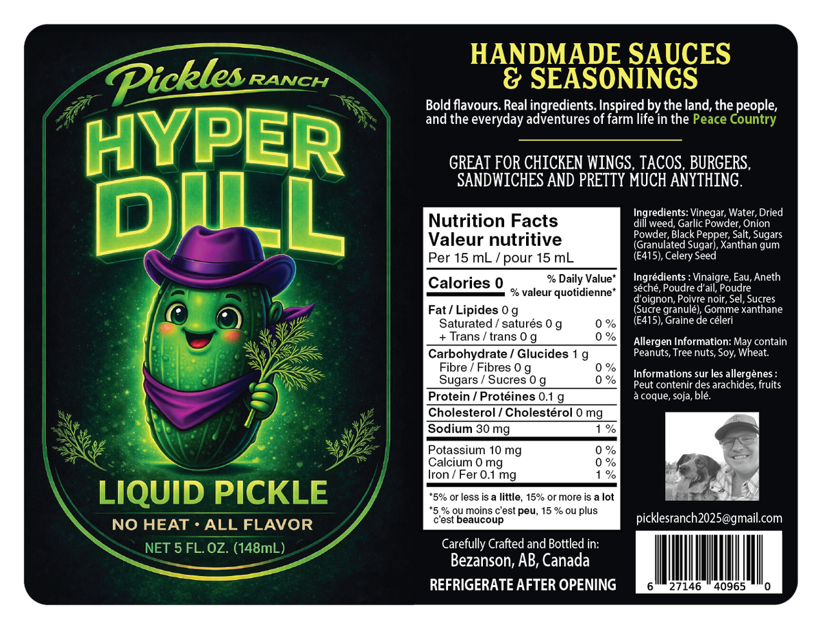 🥒 Hyper Dill Liquid Pickle – 148 mL